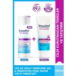 Bepanthol Sensidaily Günlük Vücut Bakım Kremi 200ml + Yüz ve Vücut Temizleme Jeli 200ml - Çok Kuru Atopik Cilt