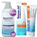 Bepanthol Sensidaily Pompalı Vücut Kremi 400 ml + Bepanjel Yara Iyileştirici 50 gr Jel