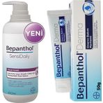 Bepanthol Sensidaily Pompalı Vücut Kremi 400 Ml + Bepanthol Derma Onarıcı Bakım Merhemi