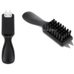 BEPretty 2x Golf Ayakkabı Fırçası Temizleme Aracı Kıllar Temiz Ayakkabı Tutamak Temiz Araç BLACK01 (Yurt Dışından)