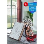 Bera Yatak Deluxe Bej 100x200 Süngerli Katlanır Yatak, Yer Yatağı, Misafir Yatağı, Kamp Yatağı, Sünger Yatak 13-14 Cm - 100 x 200 cm