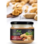 Beralife Fıstık Ezmesi 300 gr Şeker İlavesiz Cam Kavanozda Sağlıklı Atıştırmalık
