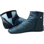 Berat Kışlık Mest Dana Derisi, Tek Lastikli, Tek Fermuarlı, Miflonlu Mest 39 Numara - Siyah
