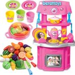 Berat Toys Berattoys Oyuncak Mutfak Seti Kesilebilen Meyve Sebze Tencere Catl Bıçak Evcilik Oyunu Kız Oyuncak