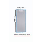 beratsogutma KUMTEL ASPİRATÖR Uyumlu ALÜMİNYUM YAĞ FİLTRESİ 20,5 X 47,5 CM MODEL DS6 - 905AS