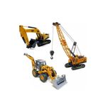 berattoys 3lü set oyuncak iş makinaları vinç kepçe dozer inşaat set iş araçları kırılmaz oyuncaklar