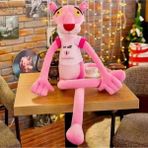 Berattoys 55 cm Peluş Pembe Panter Peluş Oyuncak Hediyelik Peluş Figür Oyuncak Peluş Uyku Arkadaşı