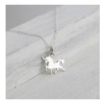 Berchine Minimal Unicorn Gümüş Kolye
