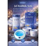 Berdina Home 25 Adet Kokusuz Jel Küllük Seti Tek Kullanımlık Ofis Araç Kafe Ev Balkon Küllüğü Jel Kül Tablası