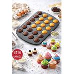 Berdina Home Muffin Kalıbı 24'lü Cupcake Kapsülü Fırın Mini Kek Browni Kekstra Kurabiye Kalıbı Muffin Baking Pan