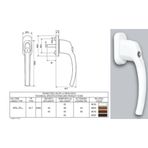 Bereket Kilitli Pvc Pencere Kolu