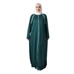 Berel Moda Uzun Fermuarlı Namaz Elbisesi (Yeşil, 1)