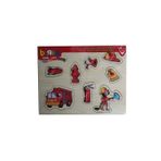 Beren Ahşap Tutmalı İtfaiye Seti Puzzle