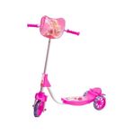 Beren Oyuncak Şeffaf Silikon Tekerlekli Scooter pembe