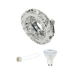 Berfin Cam Spot + Beyaz Işık Gu10 Duy Ampul + Gu10 Duy Flora Elektromarket Yok Beyaz Işık Gu10 5 Wat Diğer