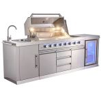 Berfmann 6+2 Barbekü Ve Buzdolaplı Outdoor Mutfak