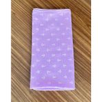 Berg Atelier Pamuklu Çapa Desenli Bandana Kare Pamuklu Kumaş - Tek Beden - Lila