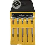 BERGEON Tornavida Seti – 5 Parçalı – Paslanmaz Çelik – Ergonomik – SWISS MADE (Yıldız Tornavida)