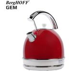 Berghoff 7950020 Gem Retro 1.7L 2200 WT Yuvarlak Su Isıtıcısı - Kırmızı
