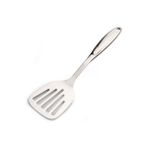 Berghoff Düz 15" Paslanmaz Çelik Oluklu Spatula - Gri