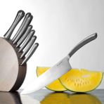 BergHoff Essentials 18-10 Paslanmaz Çelik 8 Parça Arch Serisi Bloklu Bıçak Seti