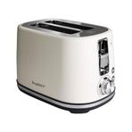 Berghoff Gem Concept 2 Dilim Ekmek Kızartma Makinesi – 1000 W, Paslanmaz Çelik Gövde | Vanilya Krem
