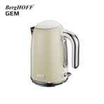BergHOFF GEM RETRO 1.7 Litre Vanilya Krem Rengi Su Isıtıcısı