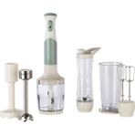 Berghoff Gem Retro 1200 W Mint Yeşili El Blender Seti - Çok Renkli