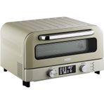 BergHoff Gem Retro 2000 watt Vanilya Krem Rengi Pizza Fırını