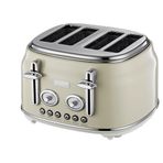 BergHoff Gem Retro Krem Rengi Dört Dilim Ekmek Kızartma Makinesi