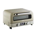 Berghoff Gem Retro Pizza & Air Fryer Fırın – 2000 W, 16 Program, Pizza Taşı Dahil