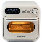 BergHoff Gem Retro Vanilya Krem 18 lt Dijital Mini Fırın