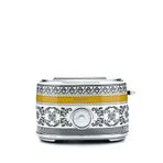 Berghoff Gem Royal Margery Siyah Sarı Desenli İki Dilim Ekmek Kızartma Makinesi