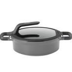 BergHoff Gem Stay Cool 26 cm Gri Pilav Tenceresi
