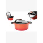 Berghoff Gem Stay Cool Soft Turuncu Tencere 28 Cm