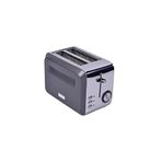 BergHOFF GEM Titan 2 Dilim Ekmek Kızartma Makinesi – 980 W, Paslanmaz Çelik Gövde | Antrasit Gümüş
