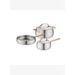 Berghoff Home Belly 5li Tencere Seti Warm Pembe