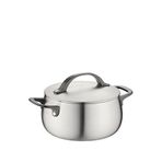 Berghoff Home Belly Çelik Kapaklı Güveç Tenceresi 20 Cm - Gümüş