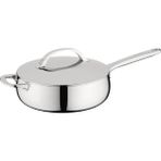 Berghoff Home Belly Kapaklı Sote Tavası 24CM Stellar Çelik - Metalik Gri