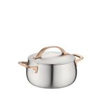 Berghoff Home Belly Warm Pembe Çelik Kapaklı Güveç Tenceresi 20 Cm - Gri