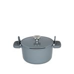 Berghoff Leo Phantom Smoked Grey Alüminyum Derin Tencere 24 Cm - Gri