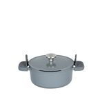 Berghoff Leo Phantom Smoked Grey Alüminyum Tencere 24 Cm - Gri