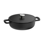 Berghoff Leo Phantom Yapışmaz Kapaklı Sote Tavası 28 Cm - Grafit