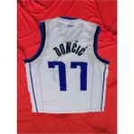 Bergibo Doncıc Dallas Yetişkin Basketbol Forması Terletmeyen Nefes Alan - Beyaz - 2XL