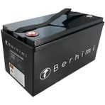 Berhimi 12V 100 Amper Ip67 4000 Dod, Bt Marin/Karavan Lifepo4 Lityum Akü