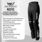 Berik Rustic Korumalı Softshell Motosiklet Pantolonu - 2XL