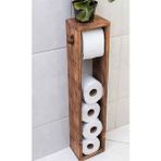 Berin Home Wc Kağıtlık Tuvalet Kağıtlığı Ahşap Banyo 3008 3008-1