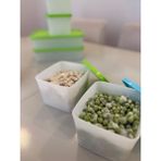 Berina Home 1.1 Litre Hava Geçirmez Derin Dondurucu Saklama Kabı 4’lü Set – Kırılmaz, Bpa Free, -20°c Uyumlu - Yeşil