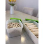 Berina Home 1.1 Litre Hava Geçirmez Derin Dondurucu Saklama Kabı 6’lı Set – Kırılmaz, Bpa Free, -20°c Uyumlu - Yeşil