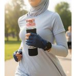 Berina Home Kılıflı 550 cc Cam Motivasyon Sporcu ve Diyet Matarası – Sağlıklı ve Şık Tasarım | Yerli Üretim - Pembe